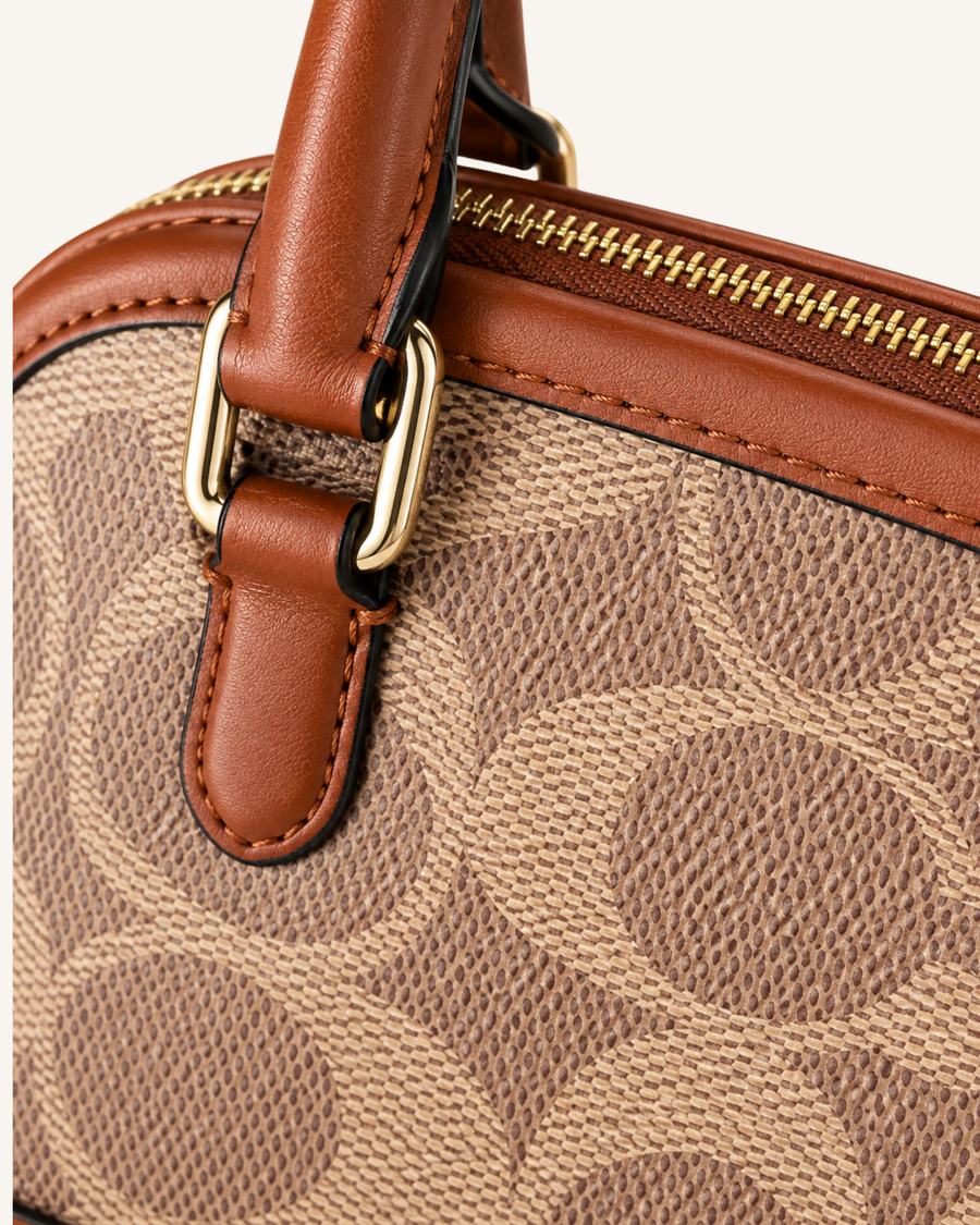 Monogramme cognac
